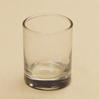 Straight Edge Votive Glass