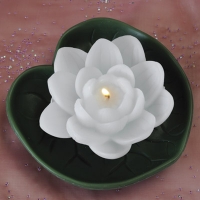 Water Lily Floating Candle