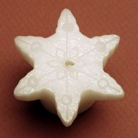 Mid Snowflake Floating Candle