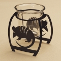 Laser-cut Armadillo Votive Holder