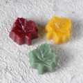 NEW COLORS! Mini Maple Leaf Floating Candle