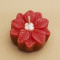 Mini Poinsettia Floating Candle