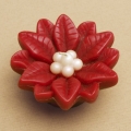 Midsize Poinsettia Floating Candle