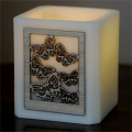 Butterfly Woodcut Silhouette Luminary